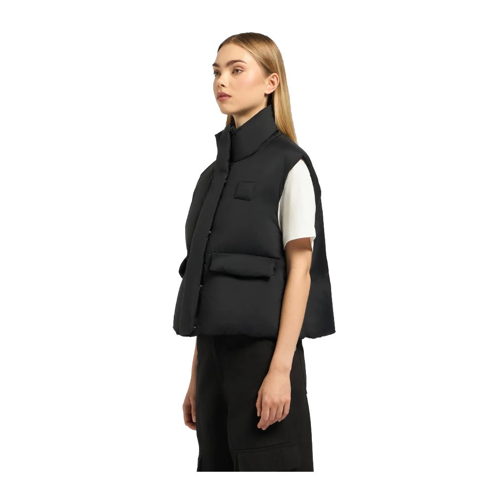 Moose Knuckles Schwarzes Nylon Frauen Weste